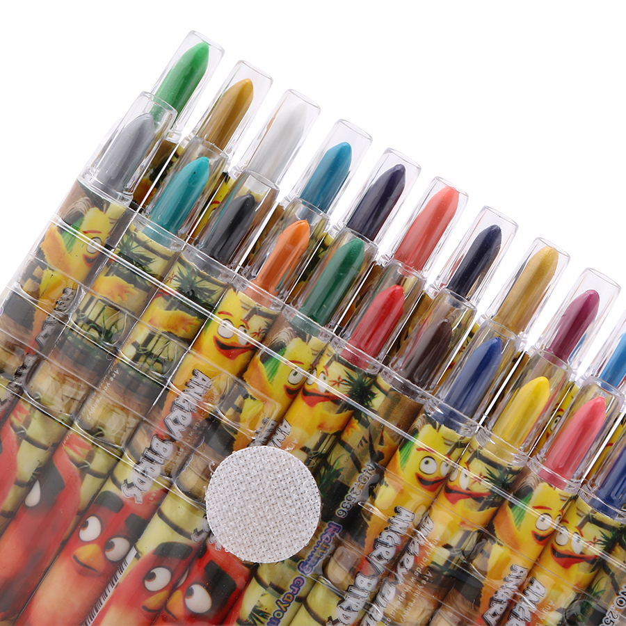 Sáp Vặn Ngắn Rolling Crayon 24 Màu (2536-24)