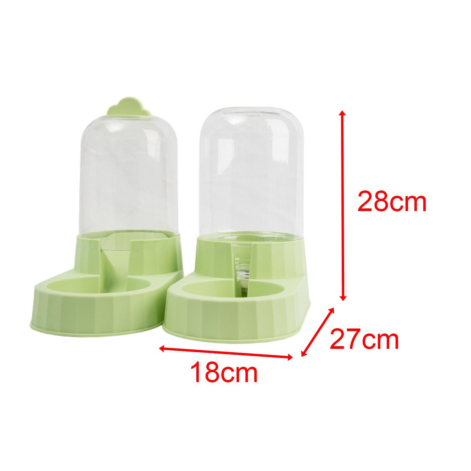 Automatic Pet Feeder Food Dispenser Feeding Station Pet Feeding Bowl Cats Feeder Container for Small Medium Dogs Cats Pet Supplies Household