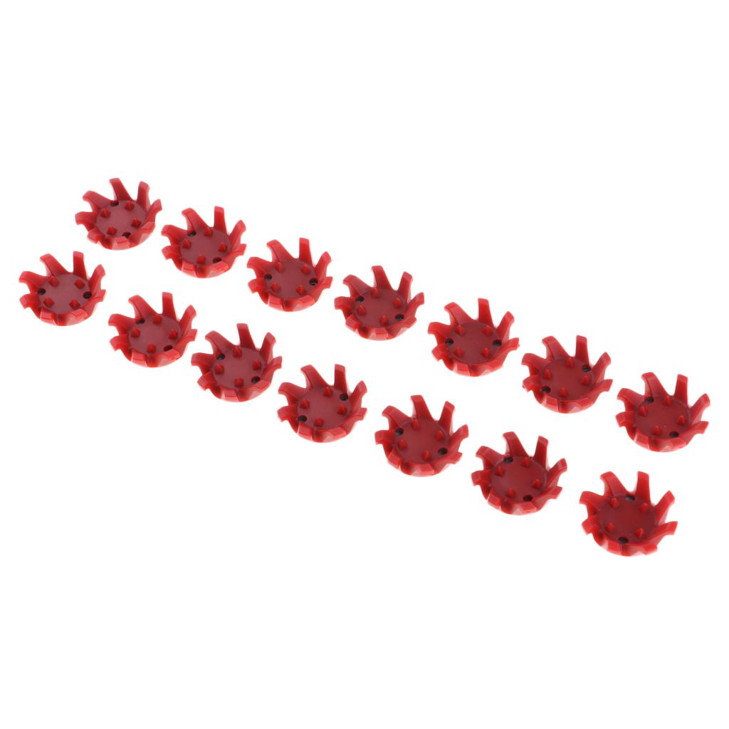14Pcs/Set Red Rubber Golf Shoe Spike Cleat Replacement