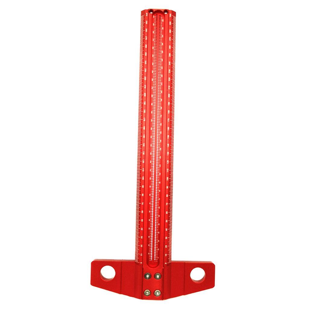 Scribe T-Type Ruler Aluminum for Vertical Line Right Angle