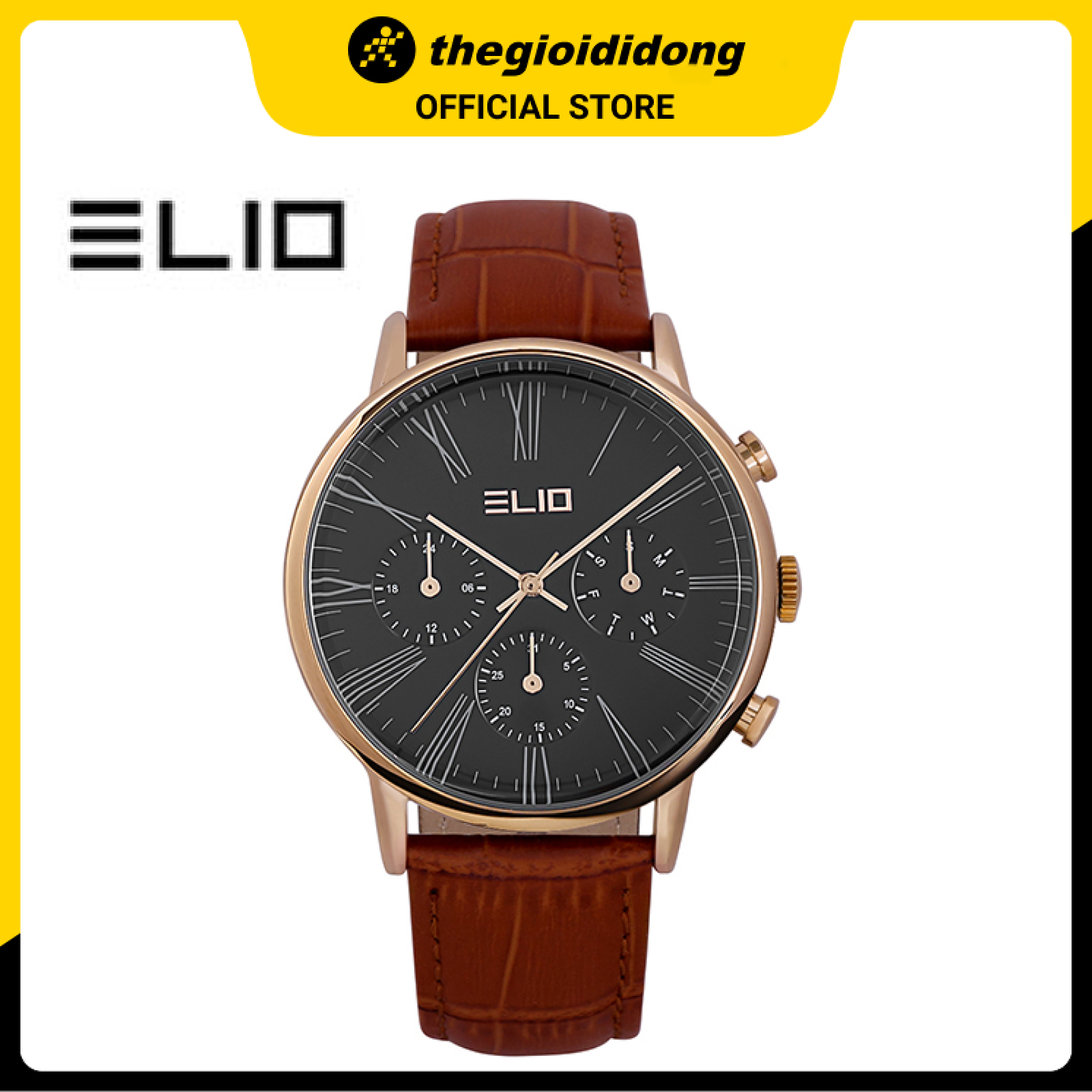 Đồng hồ Nam Elio EL070-01 - Hàng chính hãng