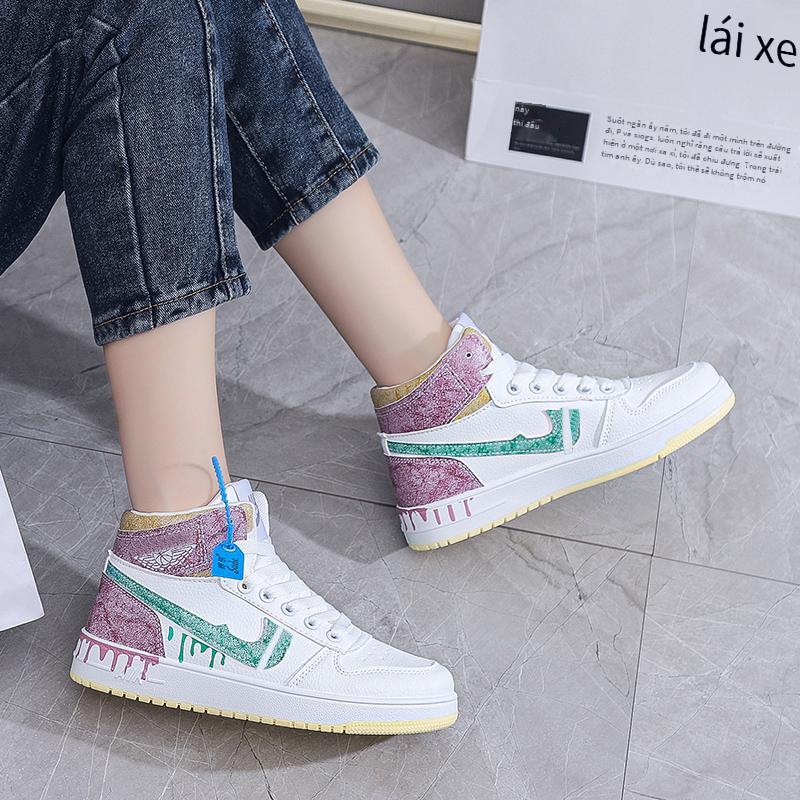Khuyến mại giày nữ giày chạy bộ size lớn giày nữ ins triều giày thoáng khí mới nhất khuyến mãi size lớn