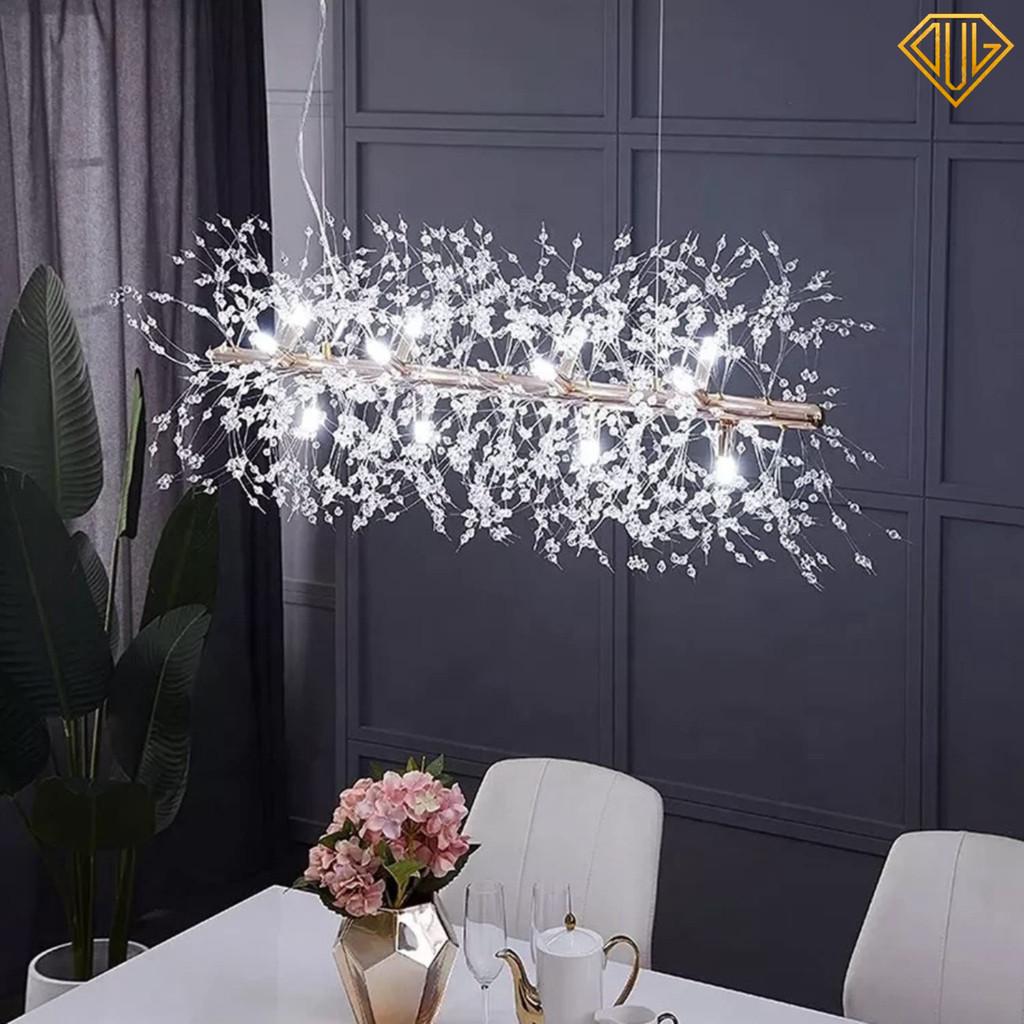 Đèn thả bàn ăn Hoa Bồ Công Anh Cao Cấp  Decor trang trí nội thất Sang Trọng L90cm - 3 chế độ ánh sáng (Ảnh thật 100%) DV