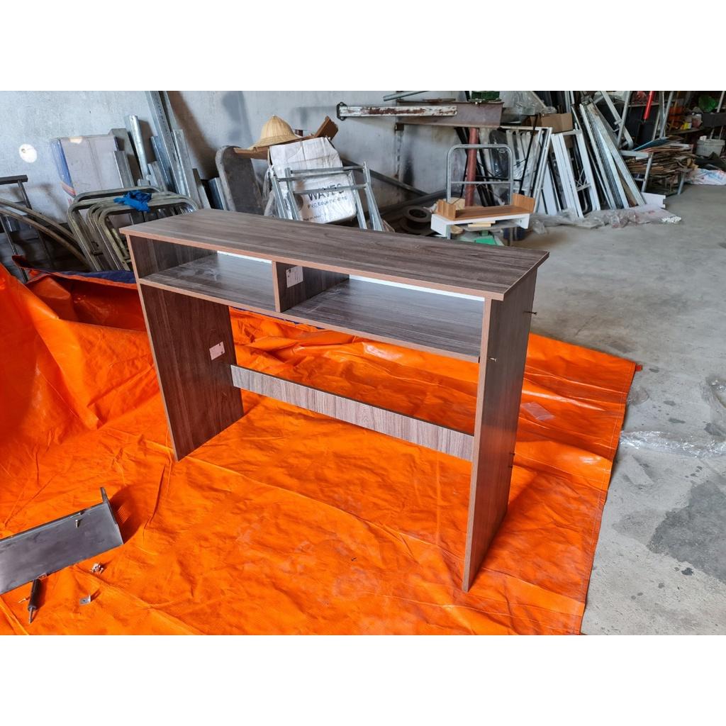 Bàn làm việc thông minh tiết kiệm không gian 2 ngăn, bàn gỗ nhỏ decor cho phòng nhỏ hẹp 100x30x72cm TB005- kagu