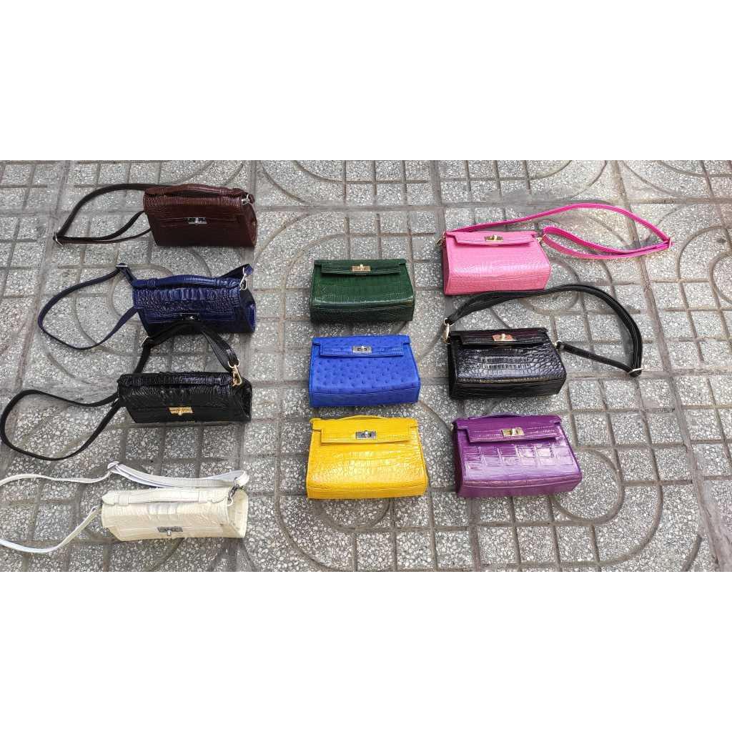 Túi nữ cá sấu Bạch tạng trắng tinh tuyền!