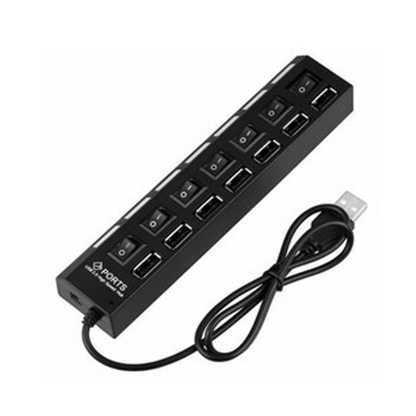 Hub USB 7 cổng có công tắc