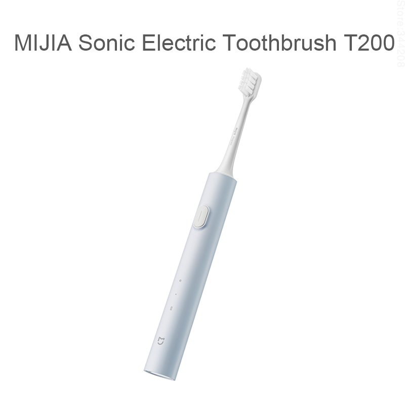Bàn chải đánh răng điện XIAOMI MIJIA Sonic T200 Máy rung làm sạch răng cầm tay Làm sạch răng 25 ngày Tuổi thọ pin IPX7 Không thấm nước