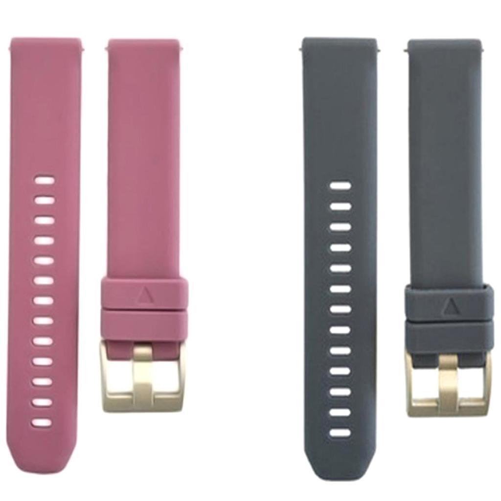 2pcs 20mm Universal Silicone Quick Release Replacement Watch Band Bracelet