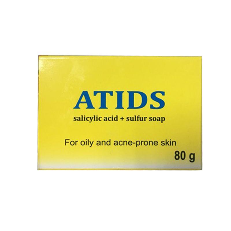 Xà Phòng Tắm ATIDS Soap 80g - Giảm Mụn Lưng, Giúp Làm Sạch - Cho Da Mụn, Dầu - Salicylic ACid 2% + Sulfur