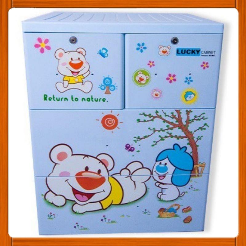Hỏa Tốc Tủ nhựa Lucky 3 tầng 4 ngăn