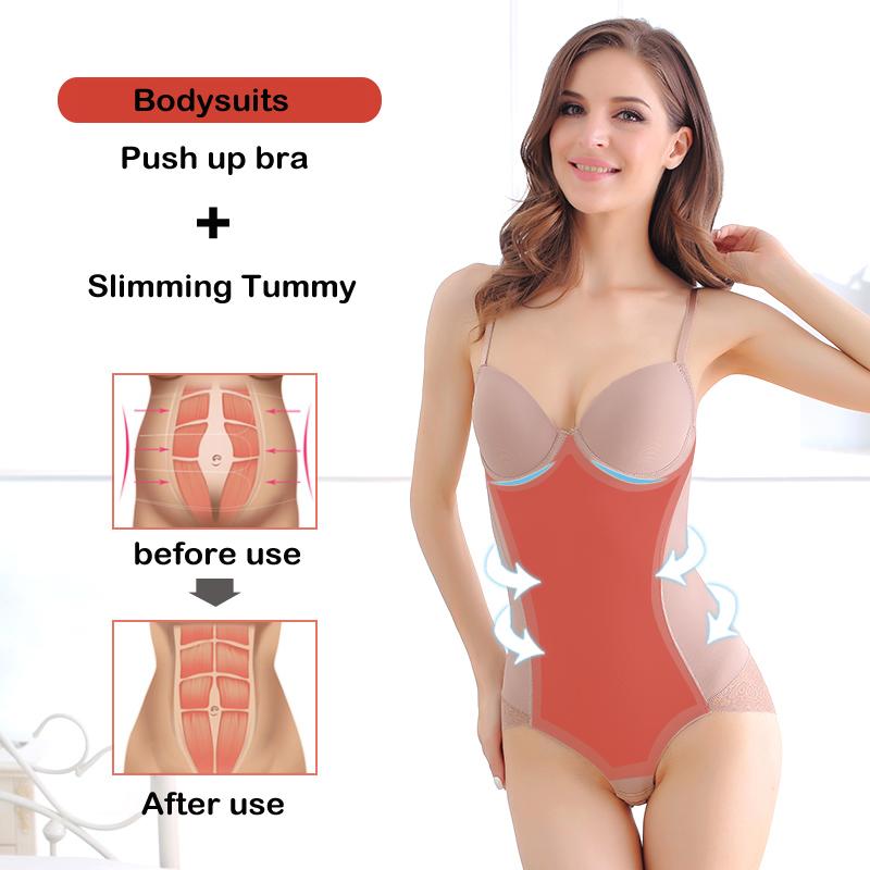 Đẩy Lên Bộ Áo Ngực Gợi Cảm Nữ Bodysuit Liền Mạch Quần Lót Giảm Béo Quần Lót Lụa Cao Cấp Áo Ngủ Onesies Quần Lót Bộ