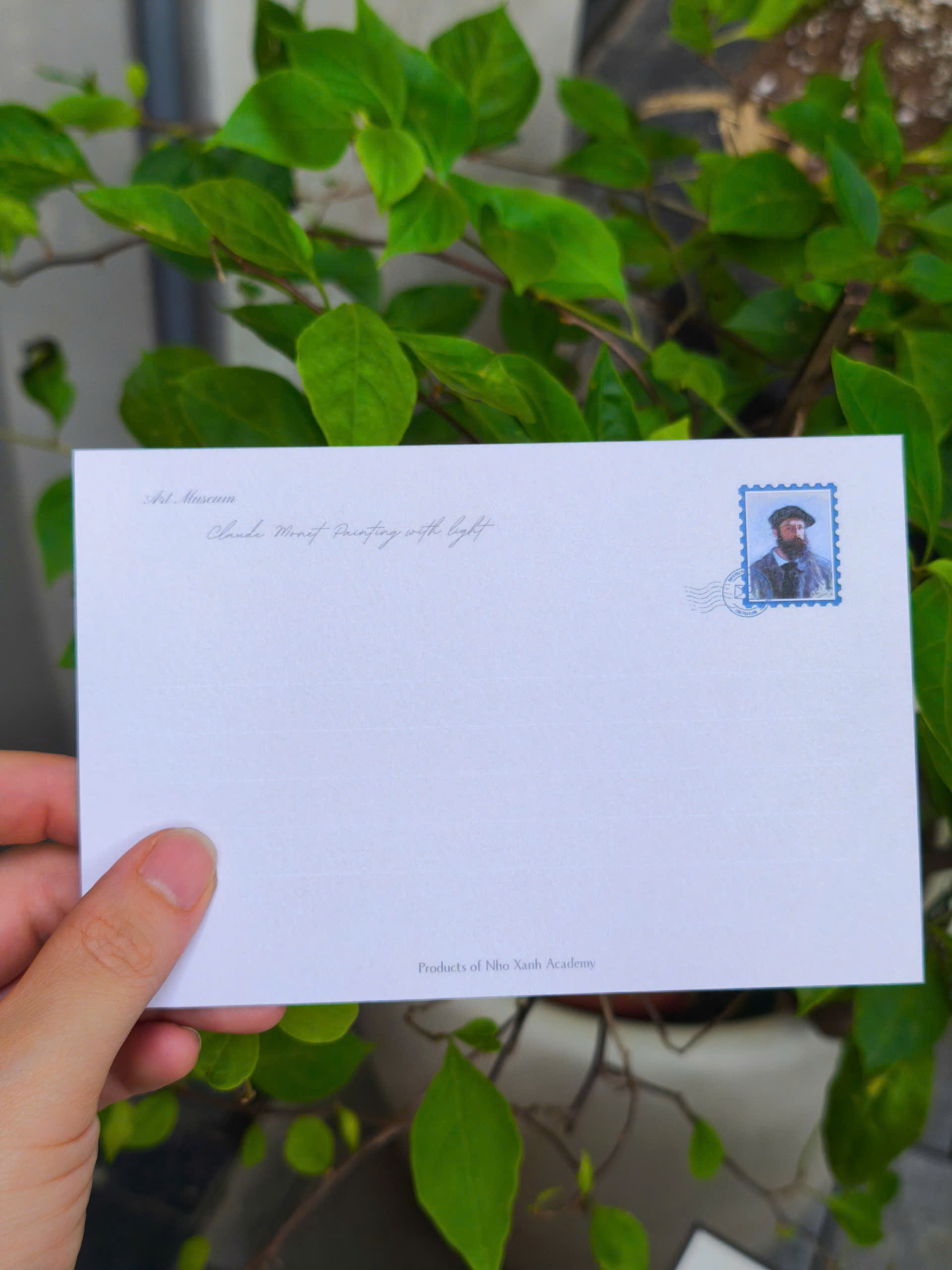 BỘ 100 POSTCARD TRANH MONET, GIẤY MỸ THUẬT 300G CAO CẤP – Nho Xanh