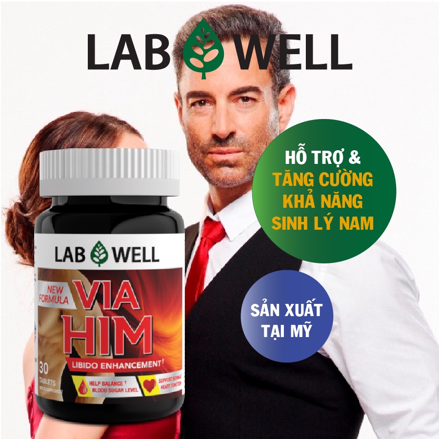 Tăng cường sinh lý nam, Labwell Via Him giúp bồi bổ sức khỏe, cải thiện sinh lực