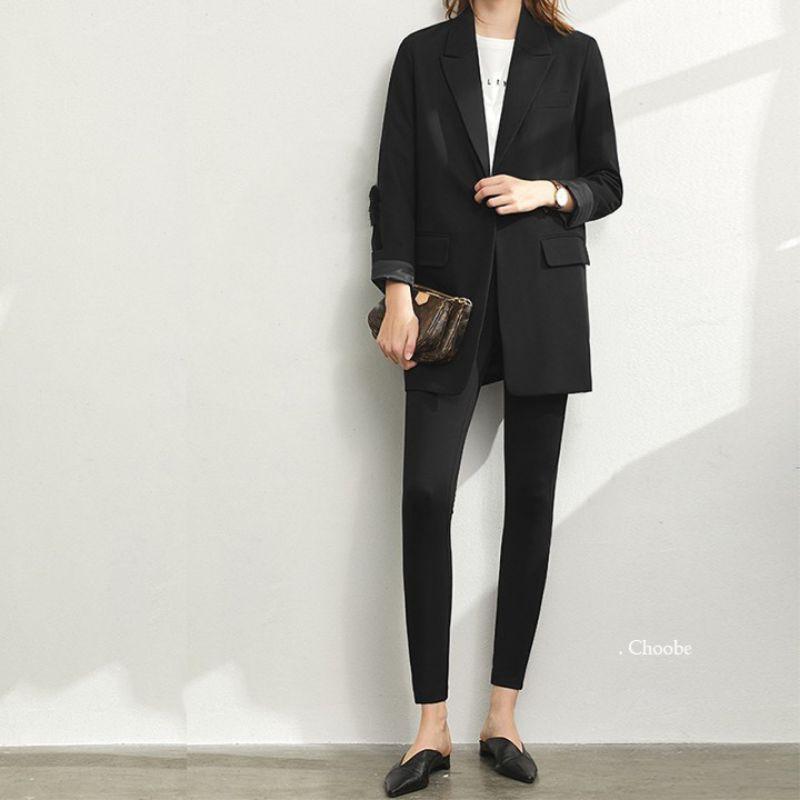 Quần Legging Hai túi sau Vải Umi hàn siêu đẹp phối đồ cá tính cho nữ