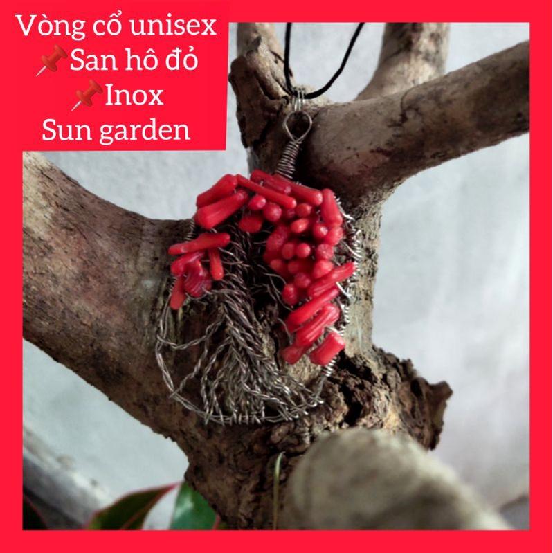 Vòng cổ san hô đỏ cá tính Unisex