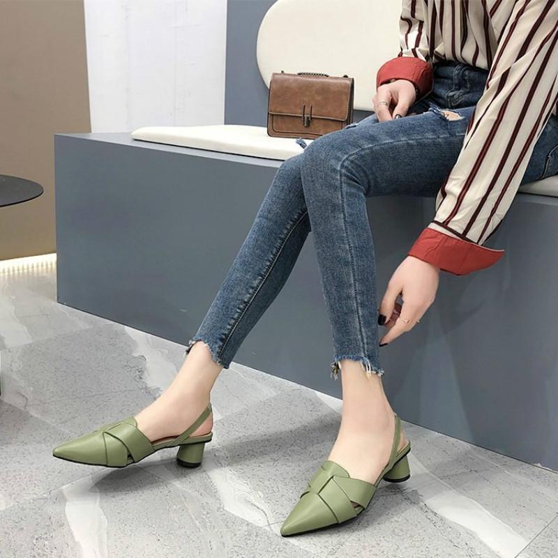 Giày Cao Gót Mũi Nhọn Thời Trang Cho Nữ