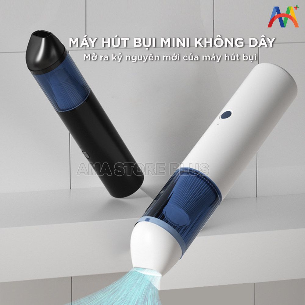 Máy hút bụi Mini Cầm tay Không dây Công suất cao 15000Pa cho Ô tô và Gia đình