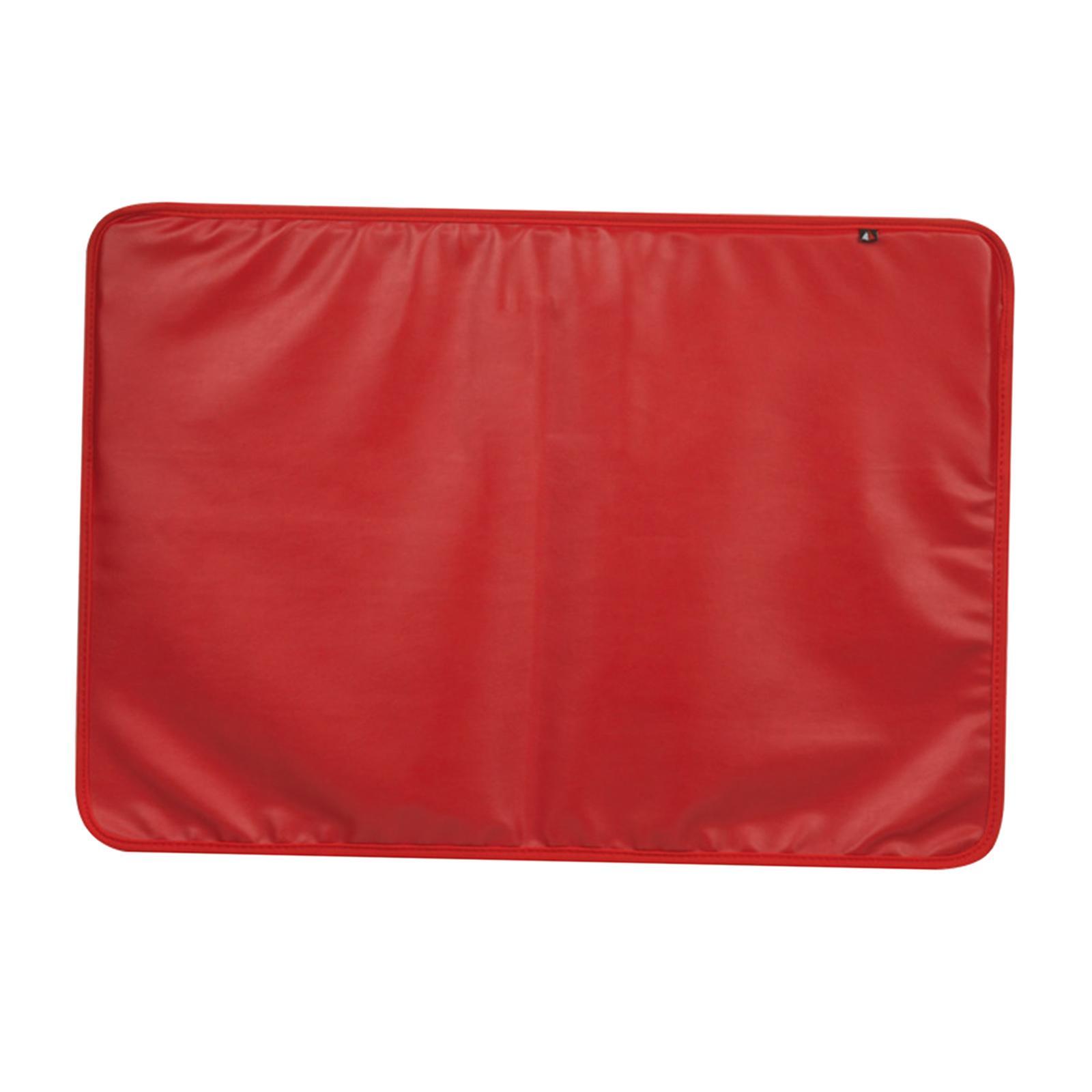 Monitor Dust Cover Case Protective Compatible Fit for  PC Computer Red