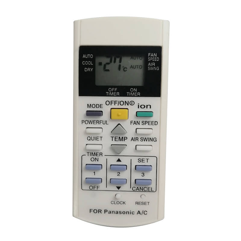 Điều Khiển Điều Hòa Panasonic Ion 1 Chiều-Remote Máy Lạnh Panasonic 1 Chiều I-on