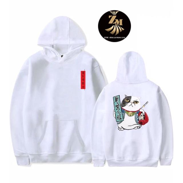 Áo Hoodie unisex nam nữ đều mặc được Samurai HD00010 có Big size vải nỉ bông ngoại cao cấp