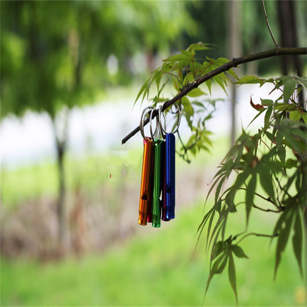 Aluminum Emergency Whistles Outdoor Survival Camping Adventure Whistle Trekking Lifeguard Whistle