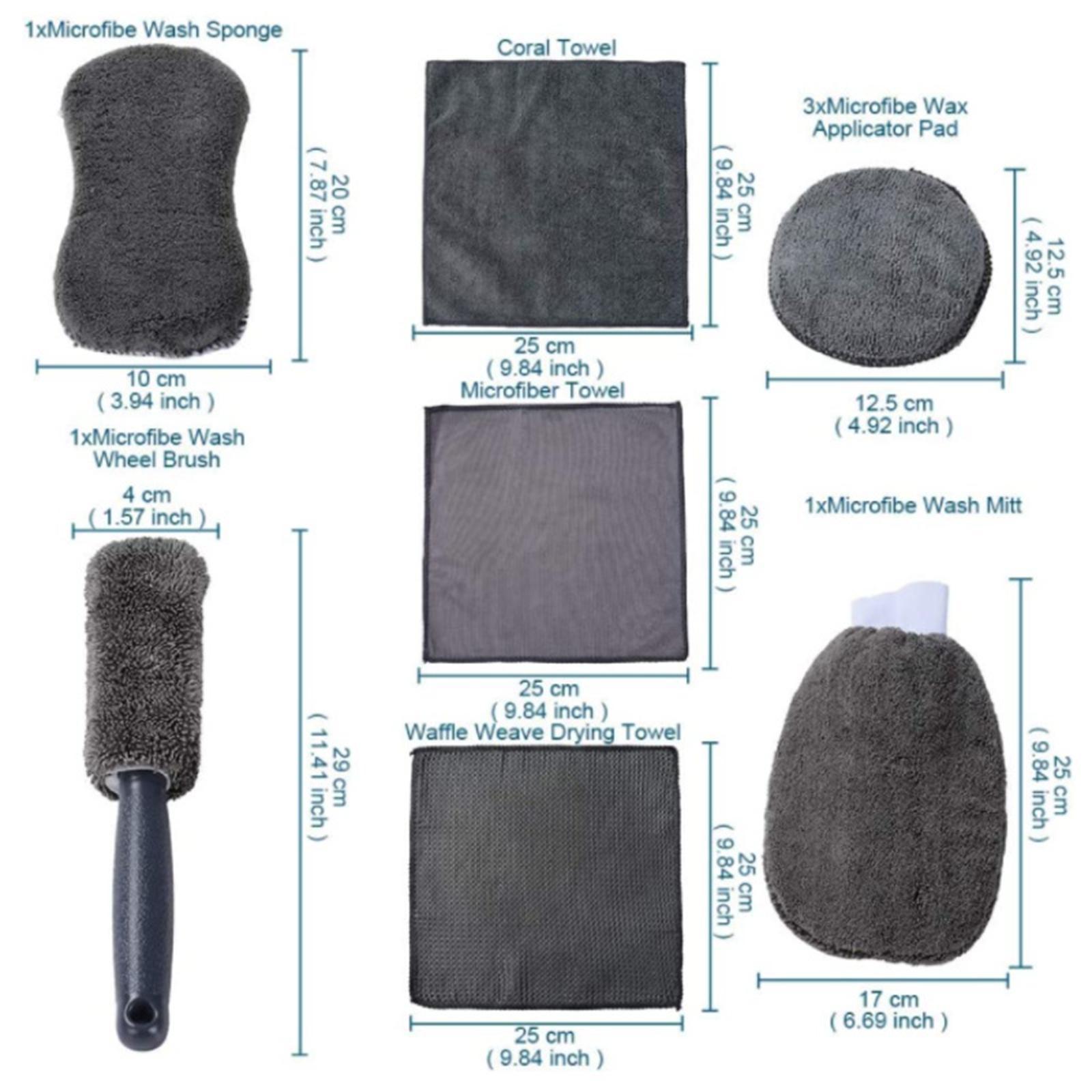 Car Wash Cleaning Tools Kit Professional for Cleaning Wheels Detailing