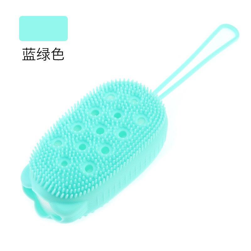 Bông Tắm Silicon Tạo Bọt 2 Mặt Siêu Mềm Massage Có Dây Treo Bông Tắm Hình Chuột