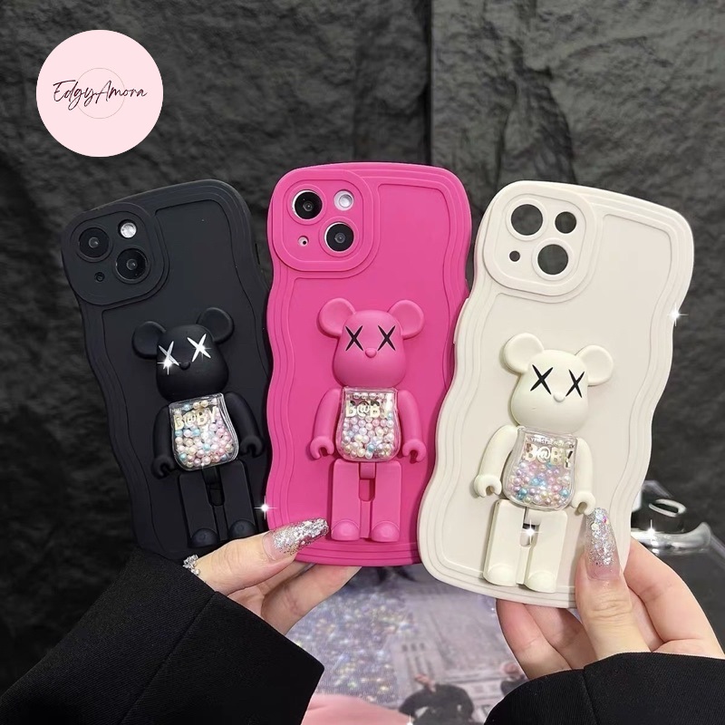 Ốp lưng Iphone chống sốc hình gấu giá đỡ dành cho Iphone 11 / Phone 11 Pro / Iphone 11 Pro Max / Iphone 12 / Iphone 12 Pro / Iphone 12 Pro Max / Iphone 13 / Iphone 13 Pro / IPhone 13 Pro Max / Iphone 14/ Iphone 14 Pro / Iphone 14 Pro Max