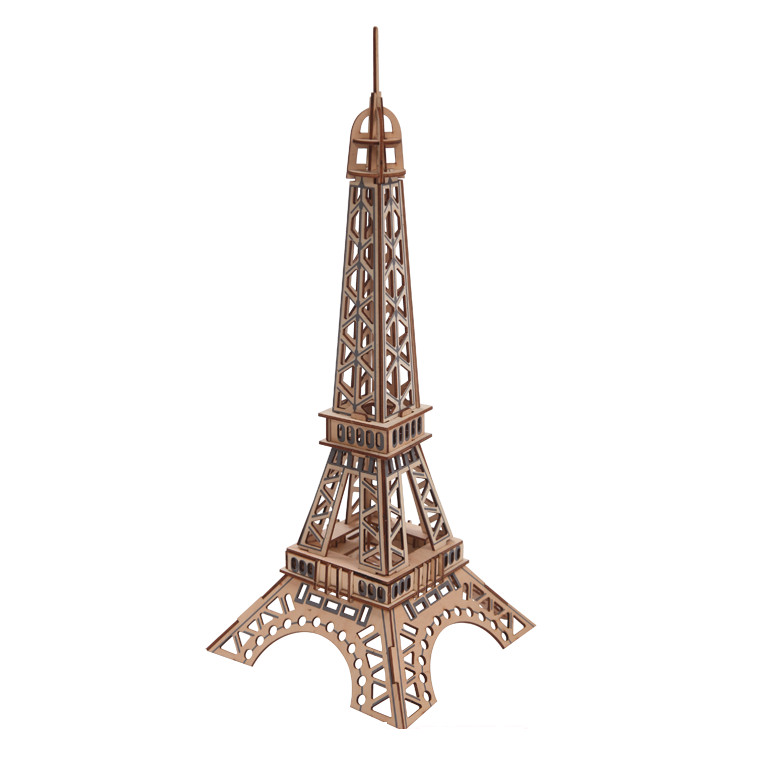 Đồ chơi lắp ráp gỗ 3D Mô hình Tháp Eiffel Laser