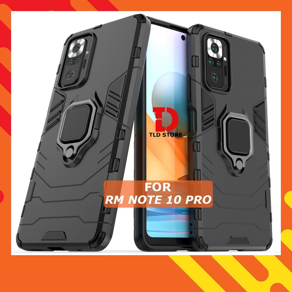 Ốp lưng cho Xiaomi Redmi Note 10 10S 4G 5G 10 Pro chống sốc kèm nhẫn xoay chống xem video bảo vệ camera