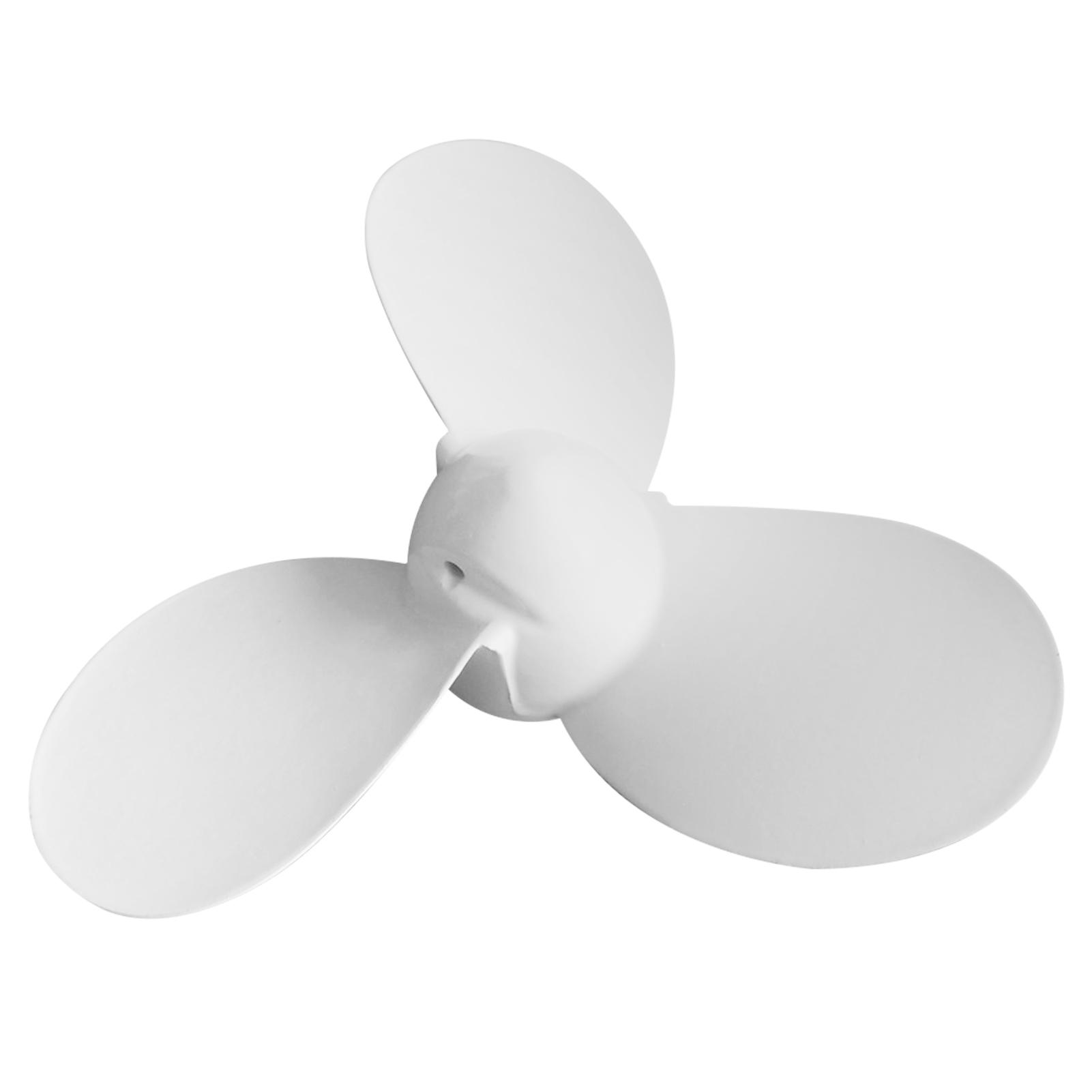 7 1/4X5-A Boat Propeller Outboard Motor Propeller 3 Blades Aluminum Alloy Propeller Replacement for Yamaha Outboard 2HP