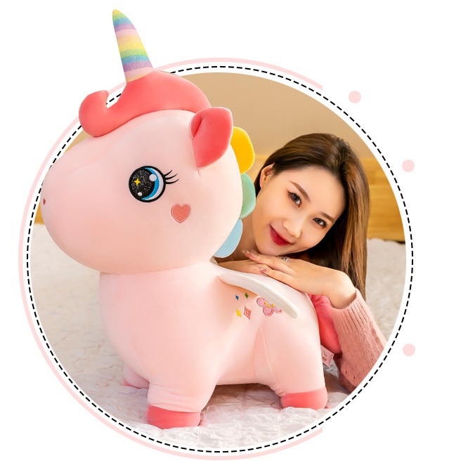 Gấu bông kỳ lân - Ngựa Unicorn cao cấp