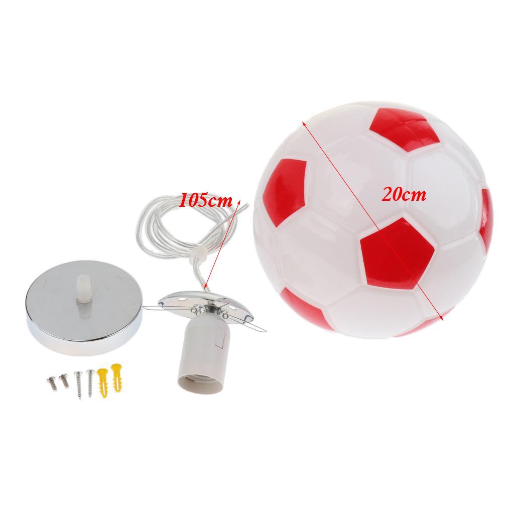 Ceiling Lampshade with E27 Lamp Holder Football Shaped Ceiling Light Decor