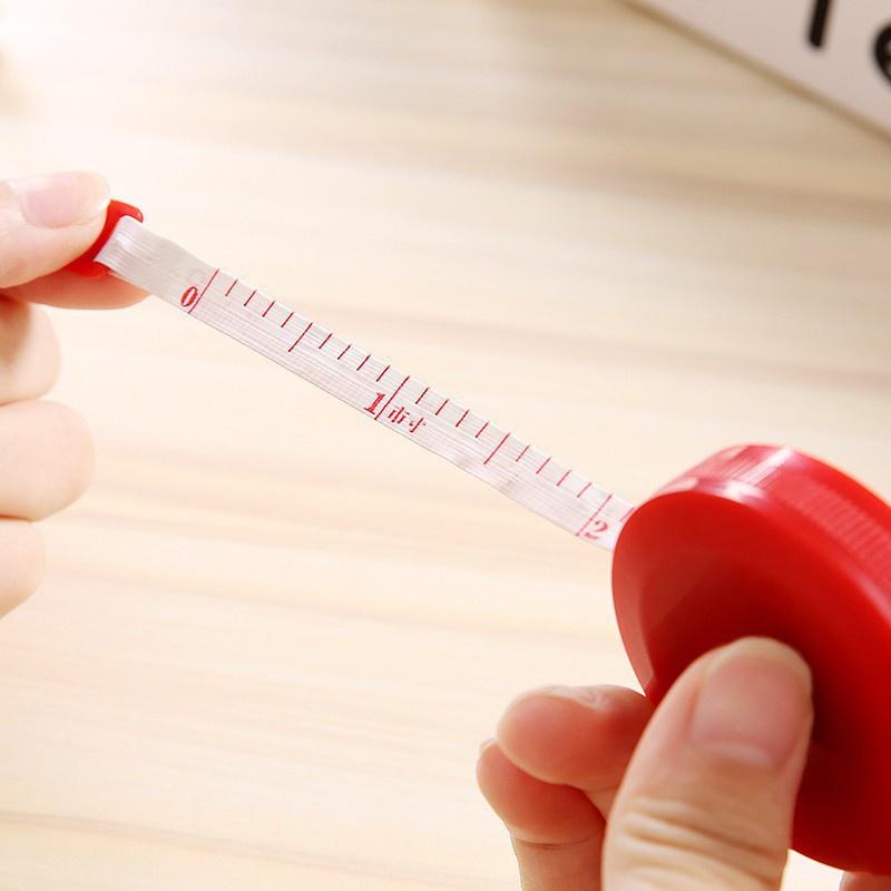 Thước dây đo eo 1,5m rút tự động nhiều màu bền đẹp 2256 SHIPNHANH88