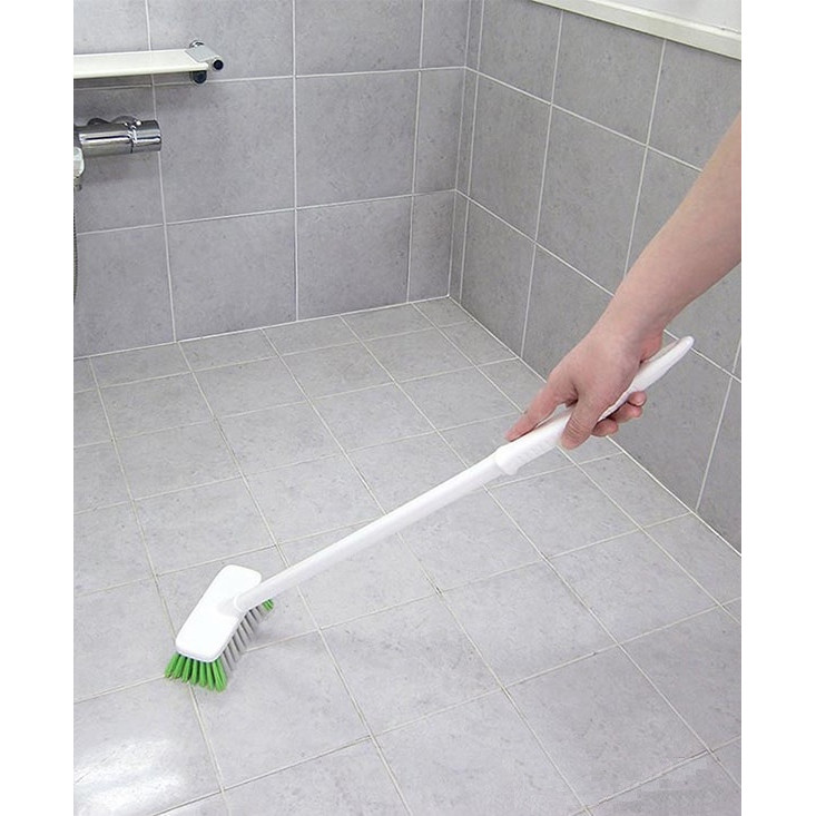Bàn chải vệ sinh nhà tắm cán dài nội địa Nhật Bản