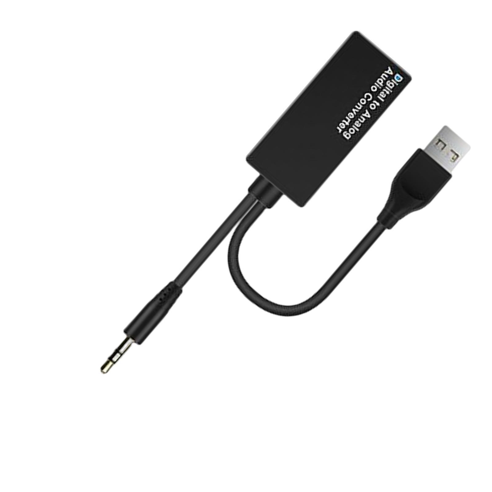 Digital to Analog Audio Adapter ,Home Theater HDTV Amplifier AUX Analog Converter