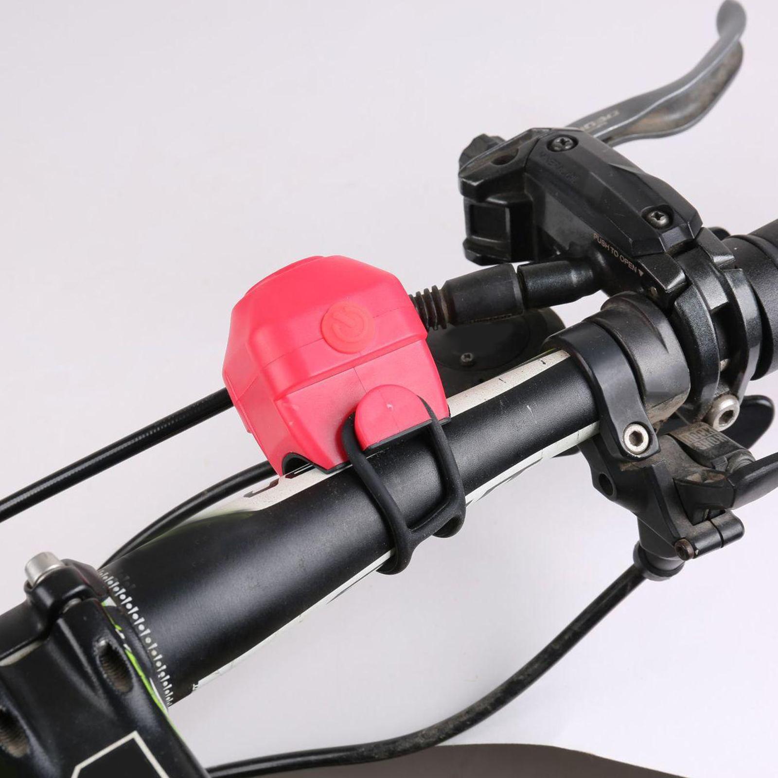 Silicone Electric Bike Horn MTB Road Bicycle Ring Tricycle Bell Hooter