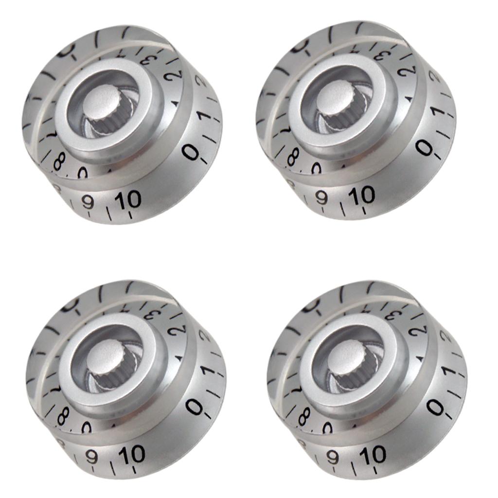 Speed Knobs Control for LP SG Electric Guitar Instrument Replacement Silver