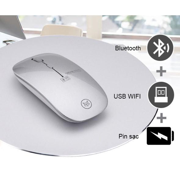 Chuột Bluetooth i-Fox (Sạc pin, USB WIFI)