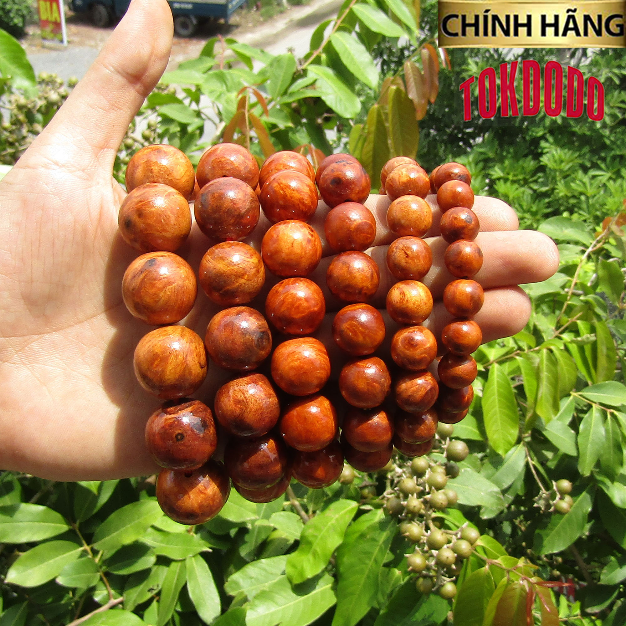 Vòng Tay Gỗ Huyết Long Nu TOKDODO
