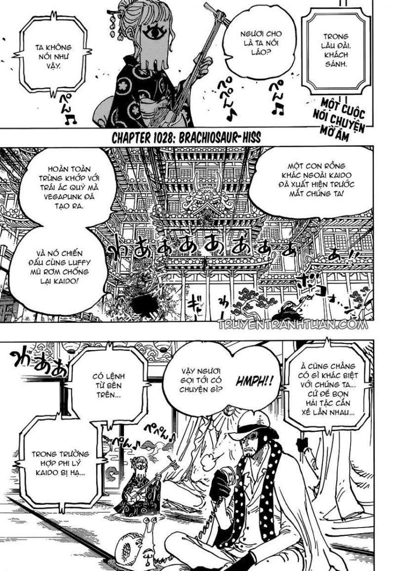 đảo hải tặc - one piece chapter 1028 2