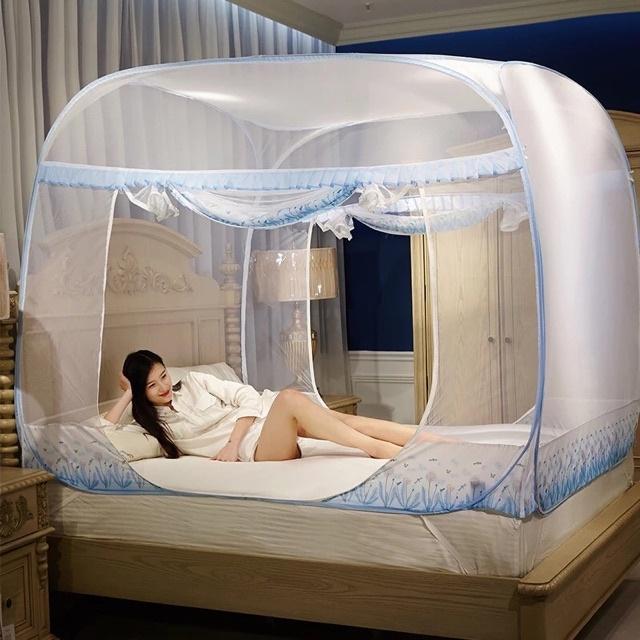 Màn chụp tự bung đỉnh rộng tiến đạt có chân viền vải cao cấp