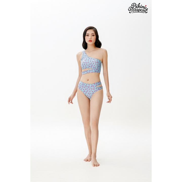 Bộ đồ bơi NỮ BIKINI PASSPORT kiểu Hai mảnh dạng lưng cao cut-out cách điệu - Da báo - BS388_LEO