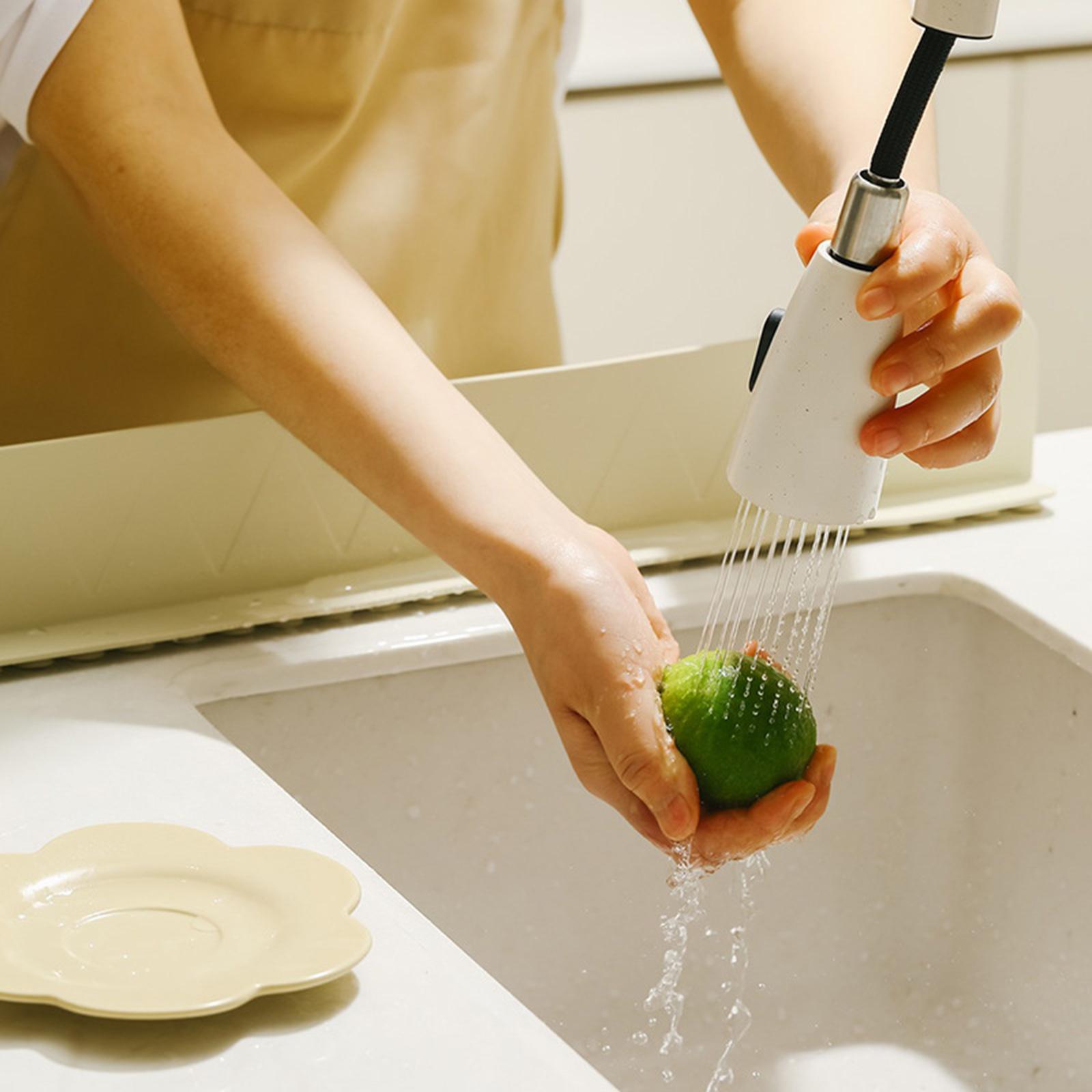 Kitchen Island Sink Backsplash Guard Lightweight for Sink Bathroom Household