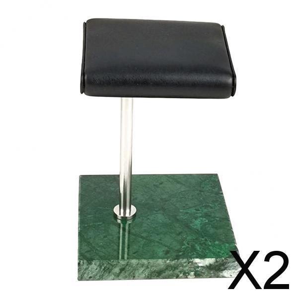 2xMarble & PU Watch Holder Stand for Display Style 6