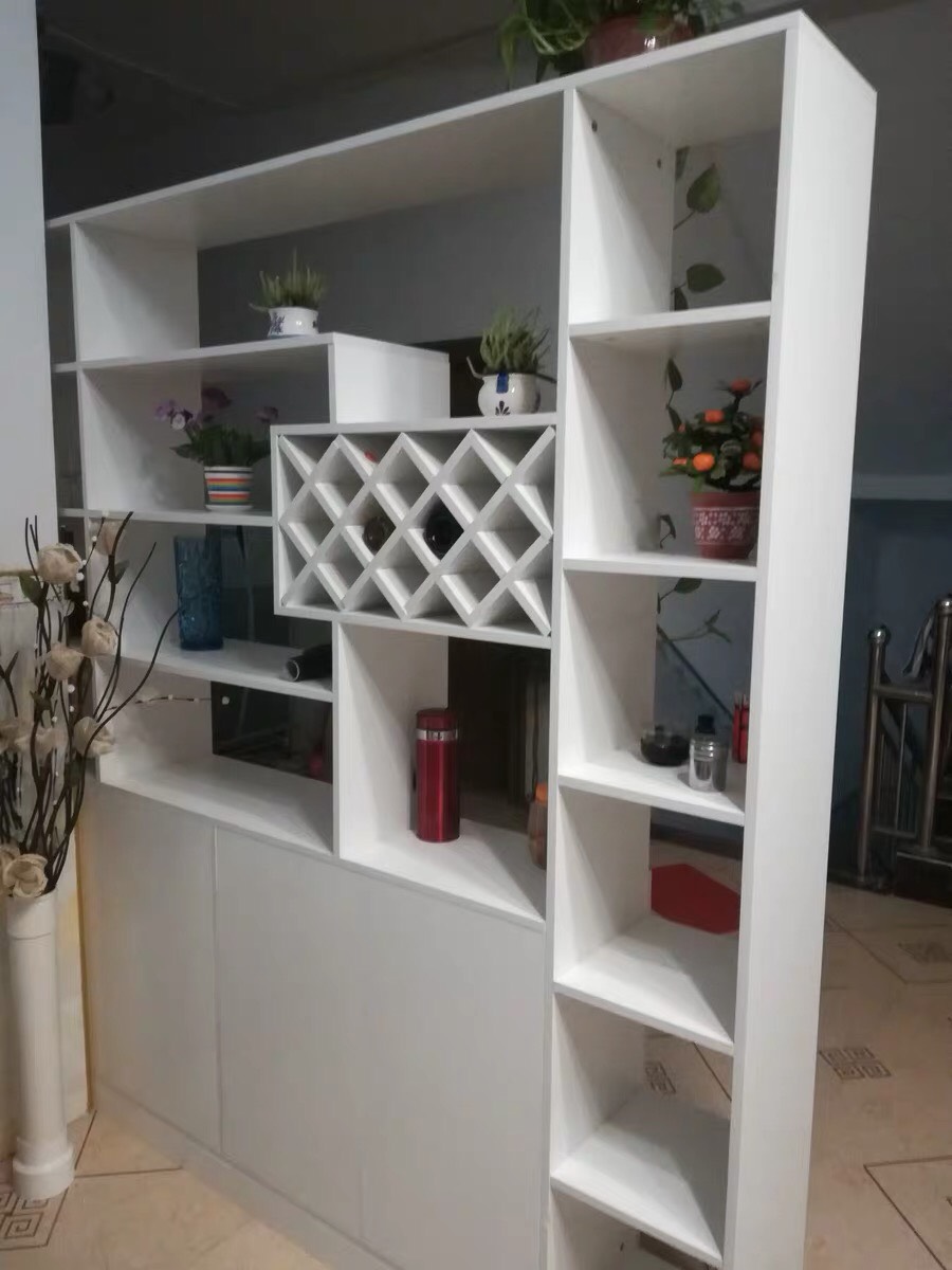 KỆ TRANG TRÍ PHÒNG KHÁCH, KIÊM TỦ RƯỢU, KIÊM VÁCH NGĂN PHÒNG TR604
