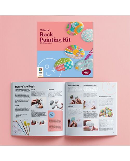 OMC! Write On! Rock Painting Kit