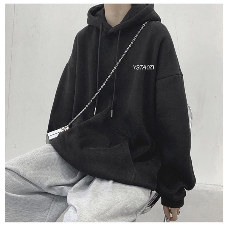 Áo hoodie nam nữ,Áo sweater nỉ nam nữ from rộng samstudio Unisex chất nỉ ngoại siêu dày dặn in chữ ZI