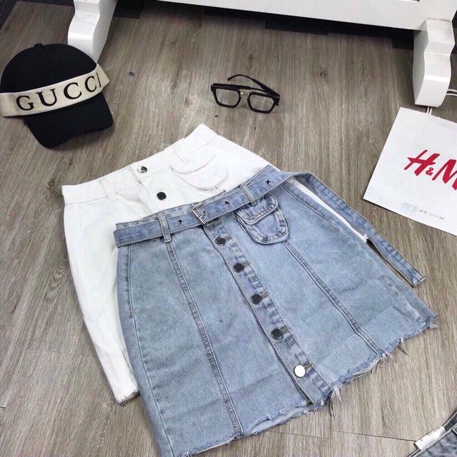 Chân váy jean
