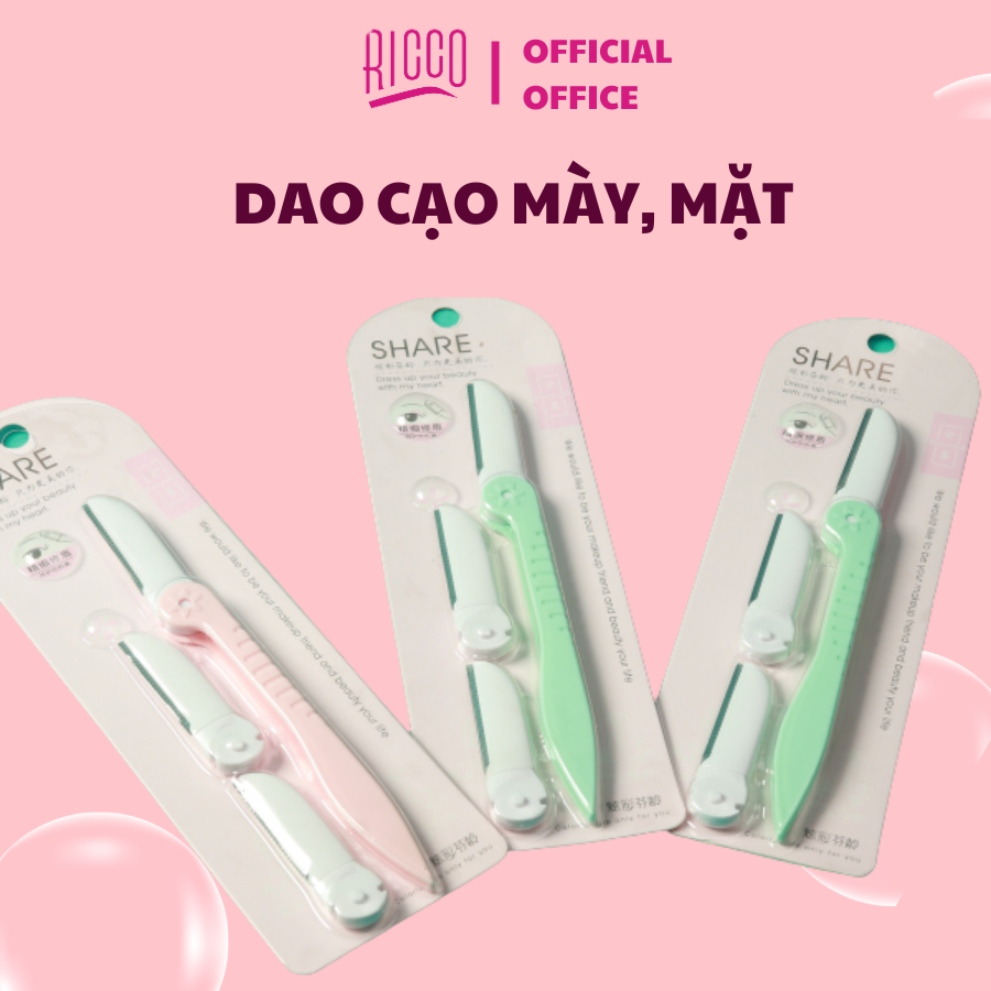 Dao Cạo Lông Mày 3 Lưỡi